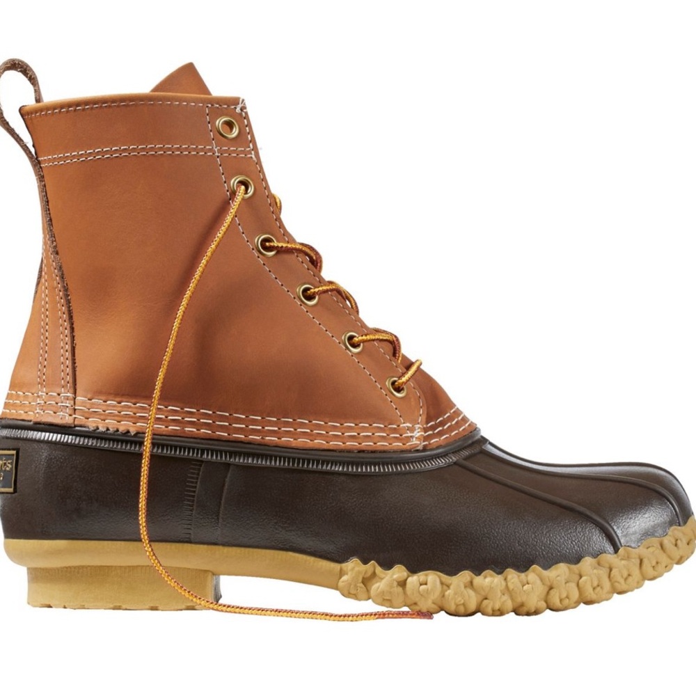 LL Bean Men’s Classic Bean Boots 8 “ Winter Snow Muck Boot Shoes 13 14 Lace Up